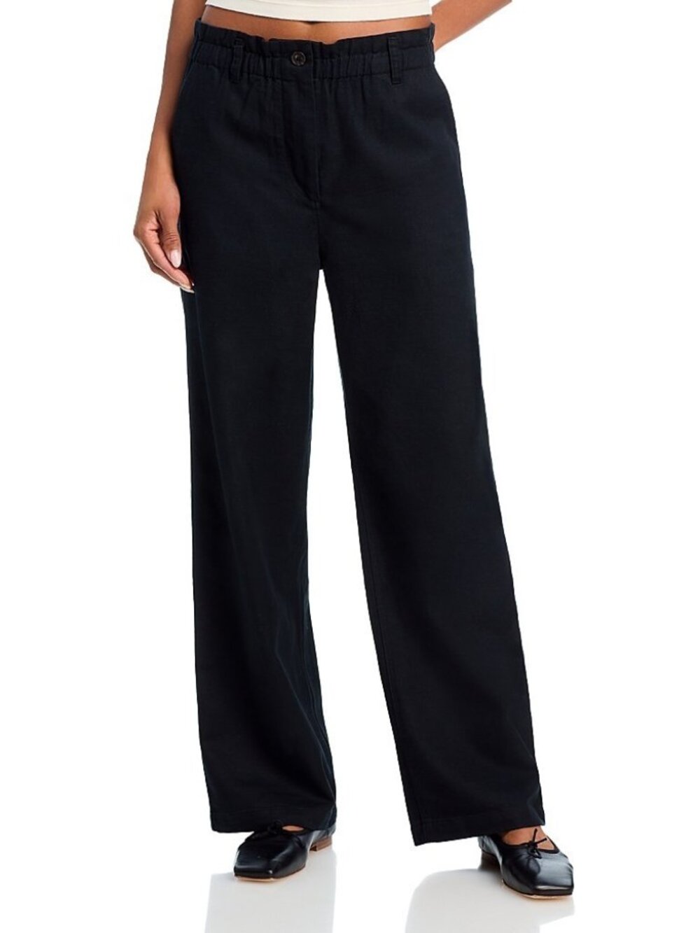 Rails Lira Wide Leg Pants Straight Solid Black Size XL
